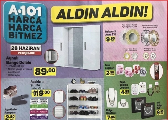 A101 28 Haziran 2018 Aktüel Ürünler Kataloğu