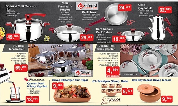 Bim 9Temmuz Aktüel Ürünler Kataloğu 