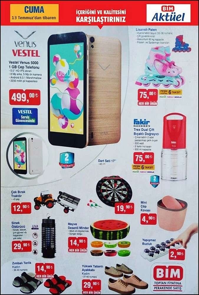 Bim 14 Temmuz 2018 Aktüel Ürünler Kataloğu