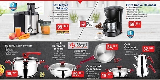 Bim Hafta Sonu Aktüel Ürünler Kataloğu