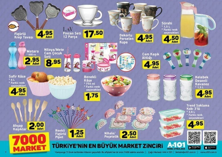 A101 17 Temmuz Aktüel Ürünler Kataloğu 
