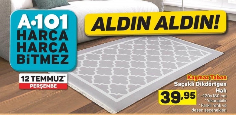 A101 12 Temmuz Aktüel Ürünler Kataloğu  (YENİ)