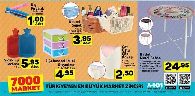 A101 18  Temmuz Aktüel Ürünler Kataloğu 