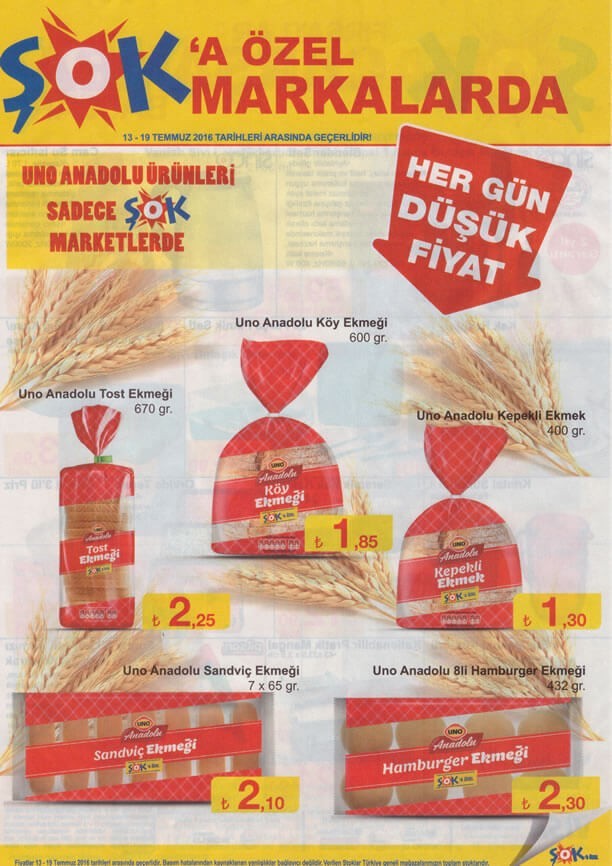 Şok Market 13-19 Temmuz Aktüel İndirimleri