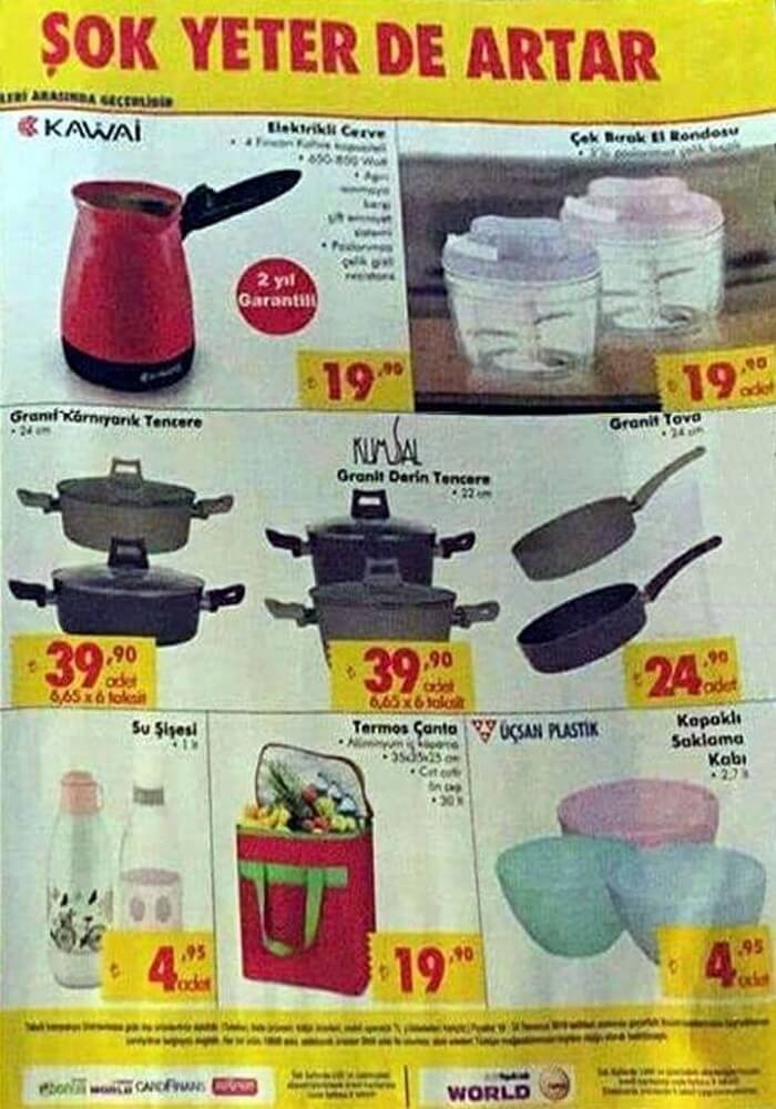 Şok Market 18 Temmuz 2018 İndirim Kataloğları