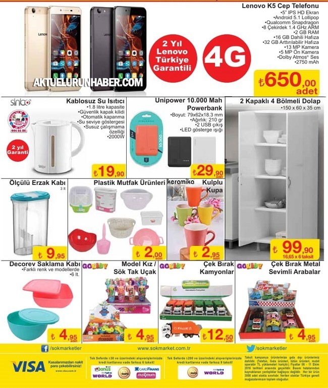 Şok Market 18 Temmuz 2018 İndirim Kataloğları