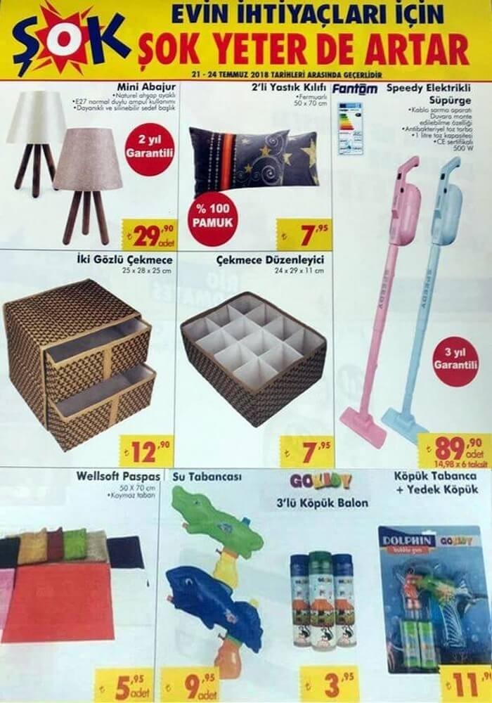 Bim - Şok Market Hafta Sonu  İndirimleri