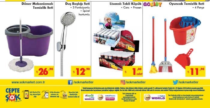 Şok Market 7 Ağustos Aktüel İndirimleri