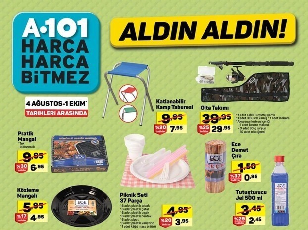 A101 16 AĞUSTOS 2018 AKTÜEL KATALOĞU