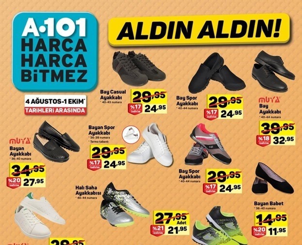 A101 17 Ağustos 2018 Akteül İndirimleri