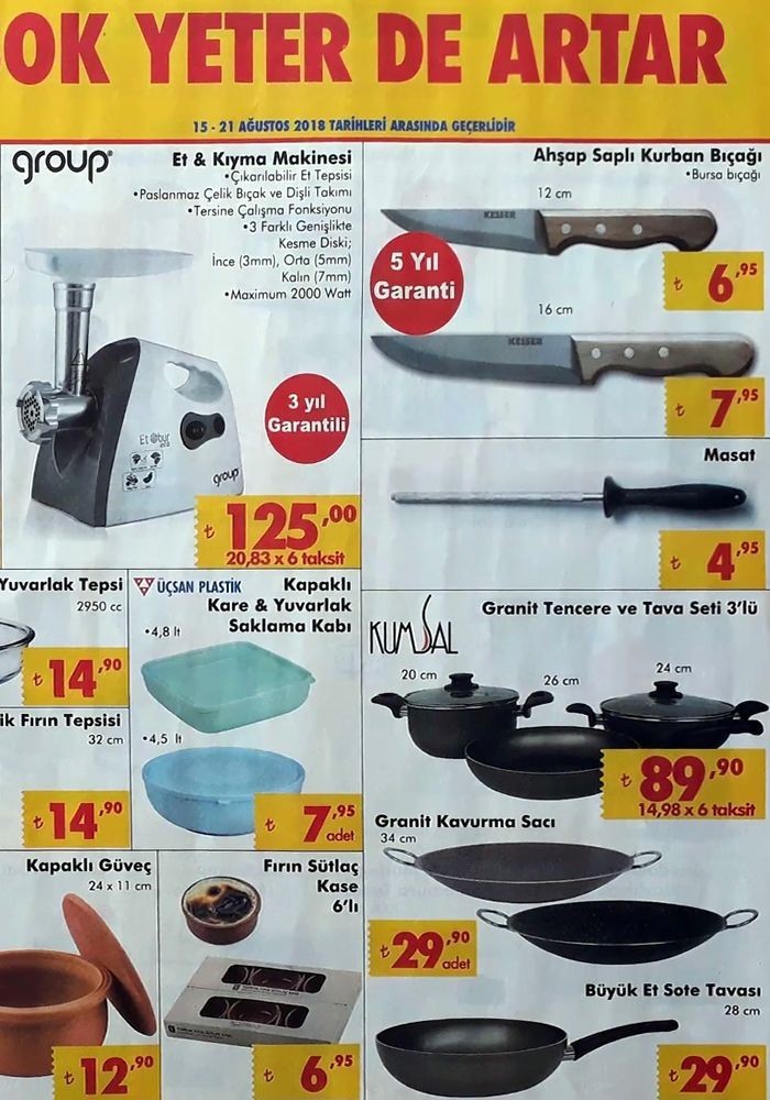 Şok Market 17 Ağustos 2018 Aktüel İndirimleri