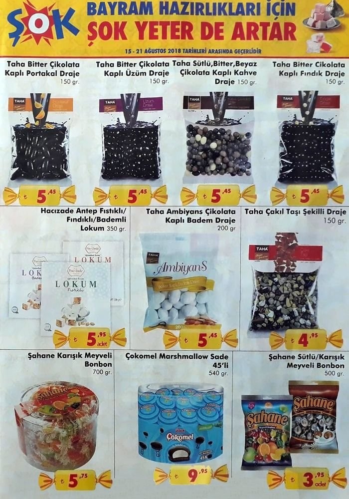 Şok Market 17 Ağustos 2018 Aktüel İndirimleri