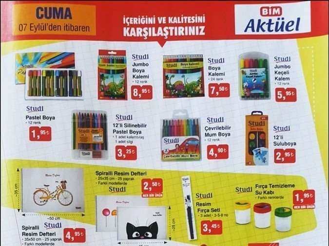 Bim 7 Eylül 2018 Aktüel İndirimleri