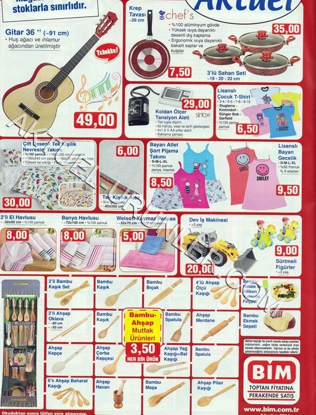 Bim Ağustos Ayı İnidirmleri