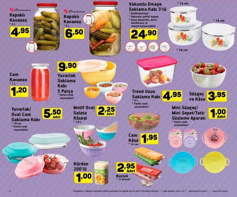 A101 Hafta Sonu İndirimleri