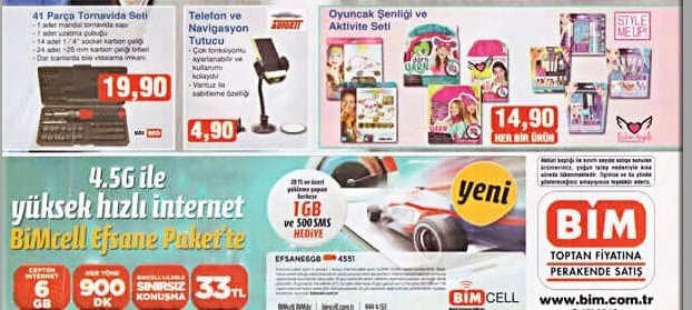 Bim Hafta Sonu İnidirmleri