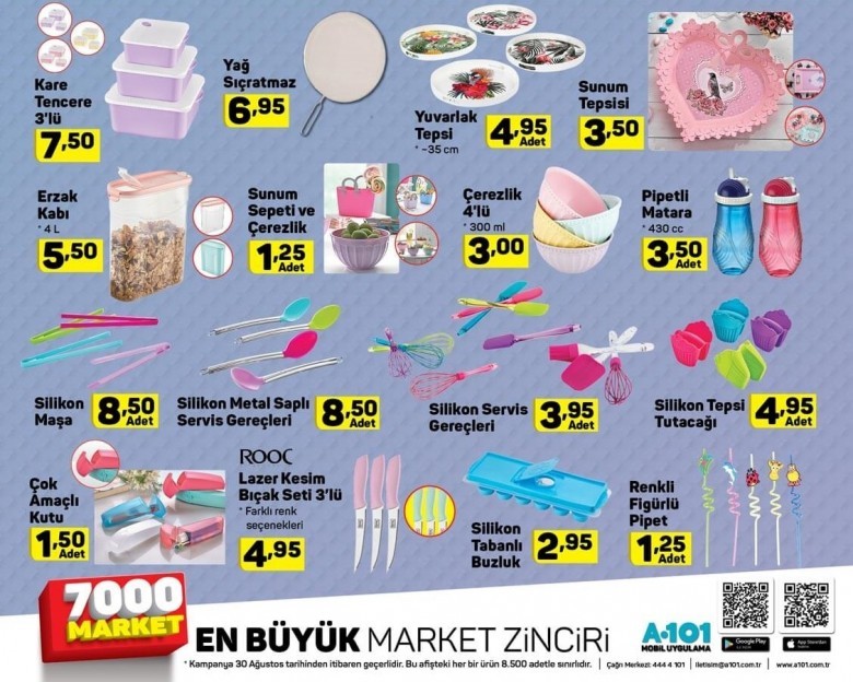 A101 10 Eylül Aktüel Fırsat Ürünleri