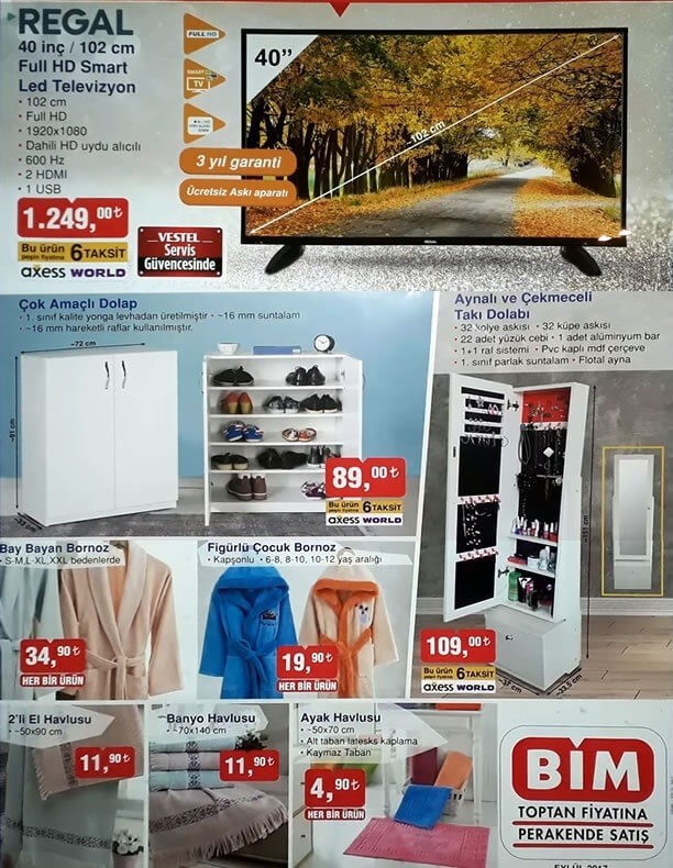 Bim 10 Eylül Aktüel Fırsat Ürünleri