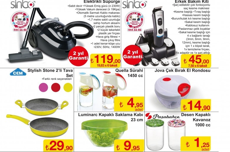 Şok Market Aktüel indirimleri