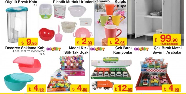 Şok Market Aktüel indirimleri
