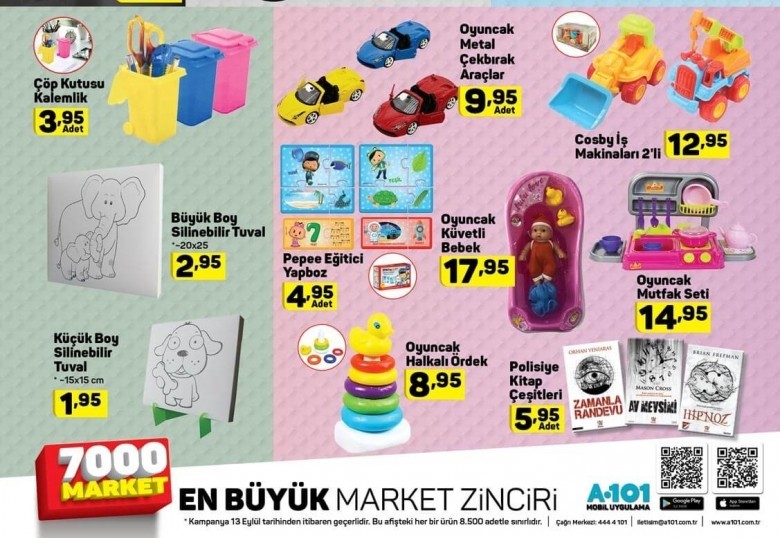 A101 Eylül Ayı İndirimleri