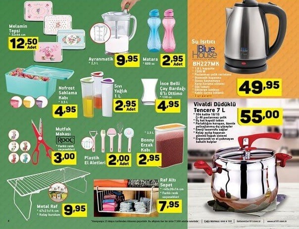 A101 Eylül Ayı İndirimleri