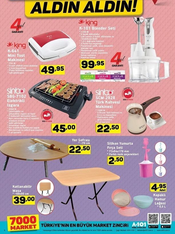 A101 3 Ekim Aktüel indirmleri