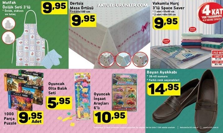 A101 3 Ekim Aktüel indirmleri
