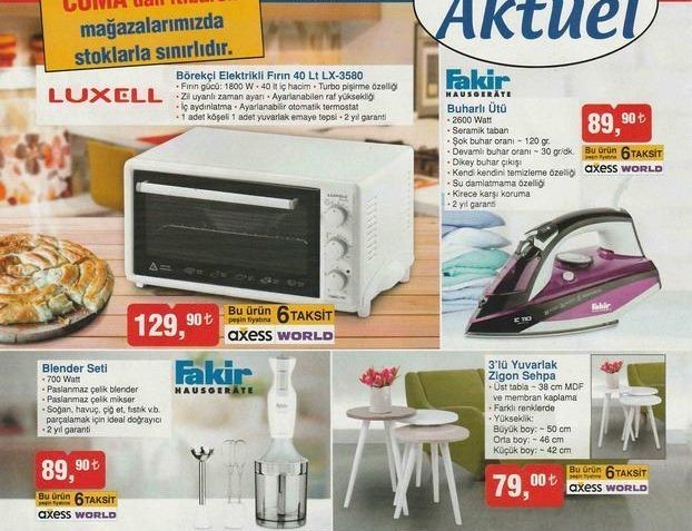 Bim 3 Ekim Aktüel İndirimleri