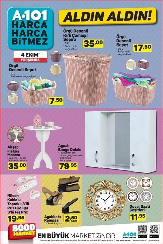 A101 5 Ekim Aktüel İndirimleri 