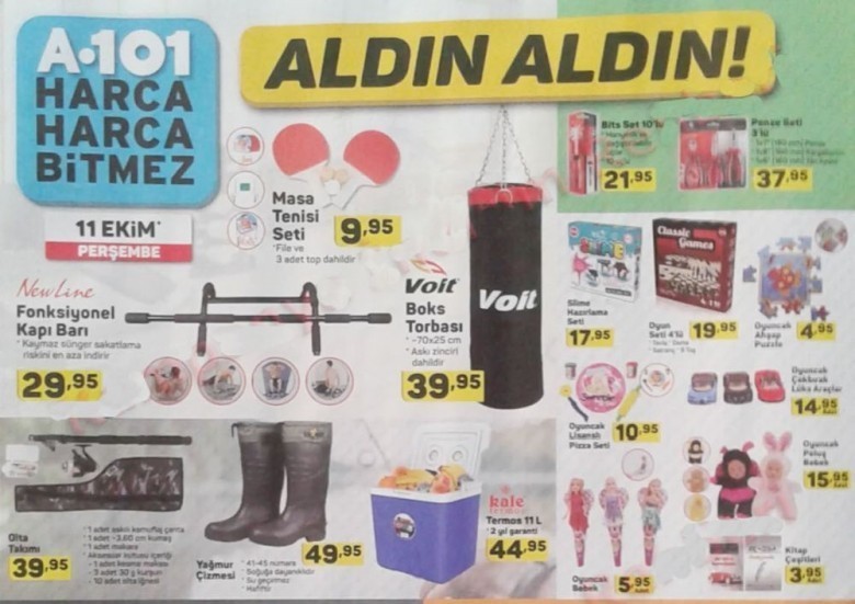 A101 Ekim Ayı İndirimleri (GÜNCEL)