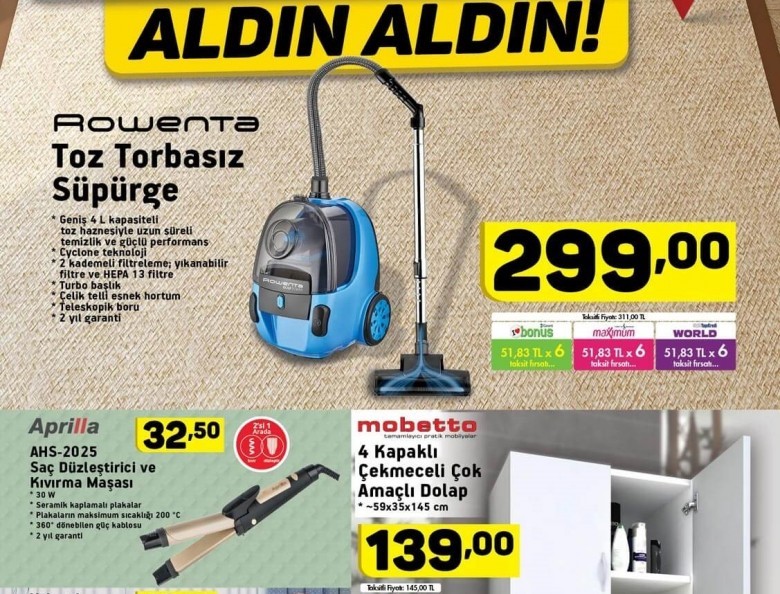 A101 20 Ekim Aktüel İndirim Kataloğları