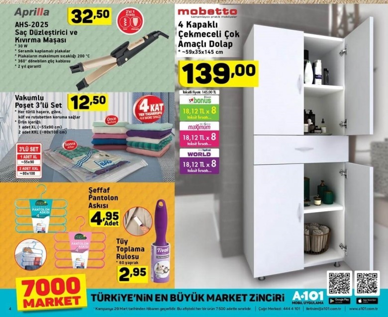 A101 20 Ekim Aktüel İndirim Kataloğları