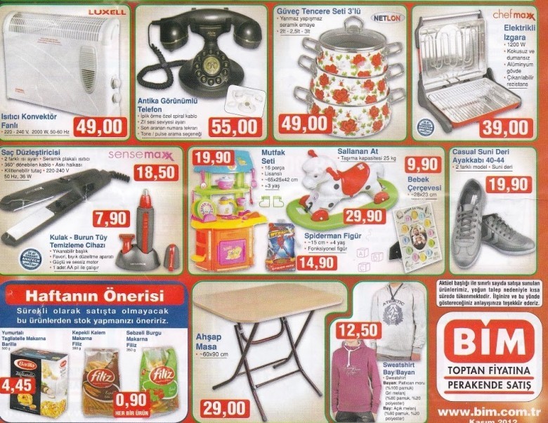 Bim 22 Ekim Aktüel İndirim Kataloğları