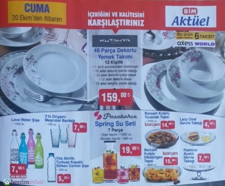 Bim 20 Ekim 2018 Aktüel İndirimli Ürünler Kataloğu