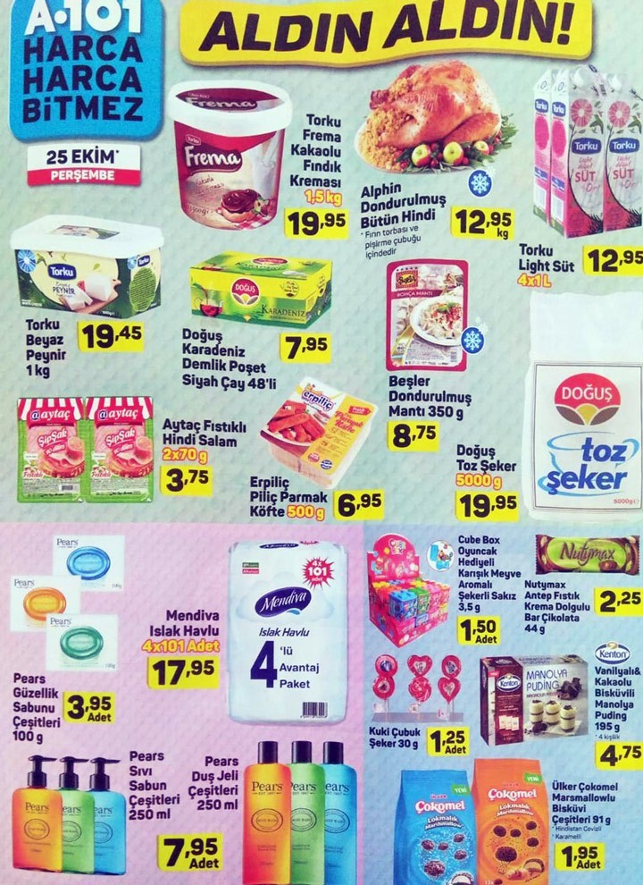 A101 Hafta Sonu İndirimli Ürünler Kataloğu
