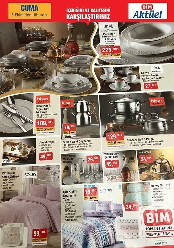 Bim Hafta Sonu İndirimli Ürünler Kataloğu1