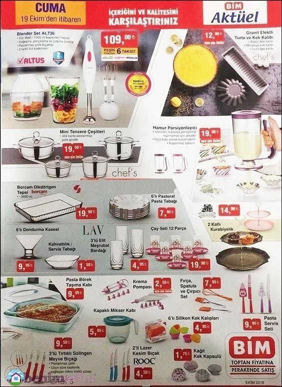 BİM 30 Ekim 2018 Aktüel Ürünler Kataloğu