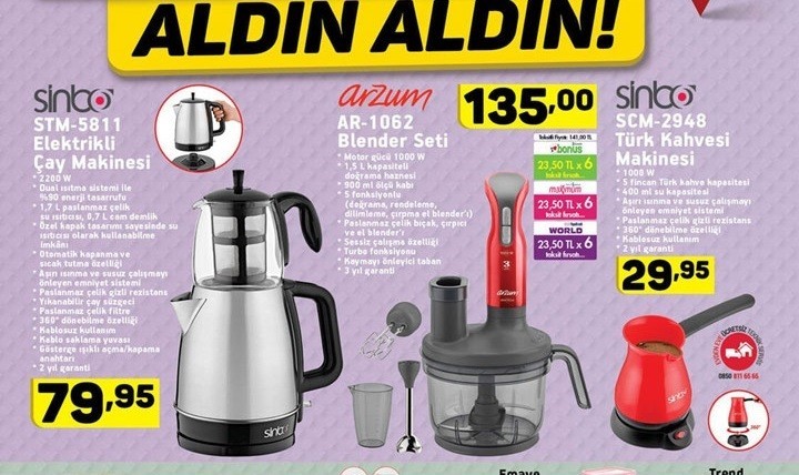 A101 4 Kasım Aktüel İndirimi Kataloğları