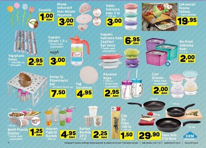 A101 Hafta Sonu  Aktüel İndirimli Ürünler Kataloğu