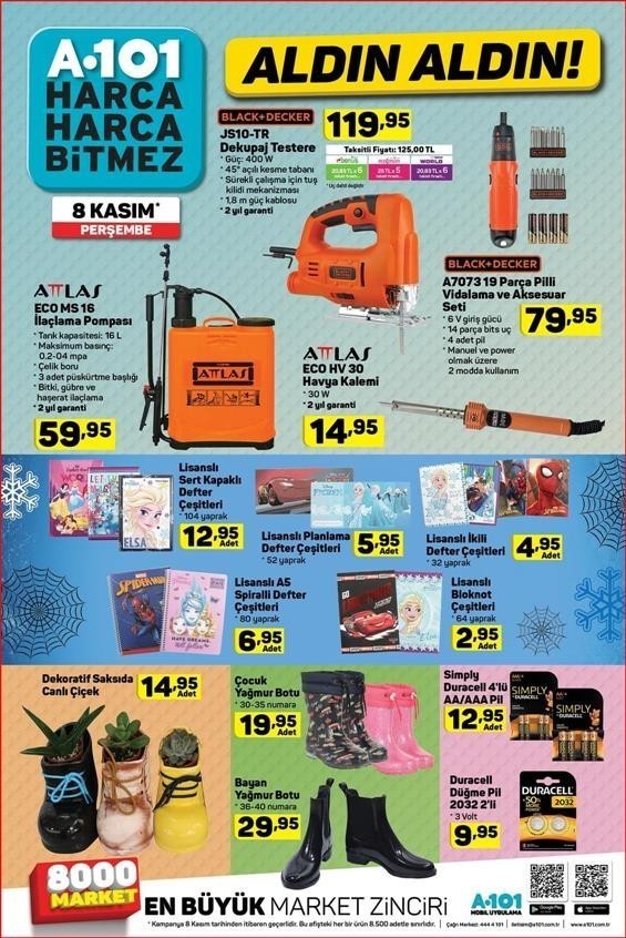 A101 20 Kasım Aktüel İndirim Kataloğu
