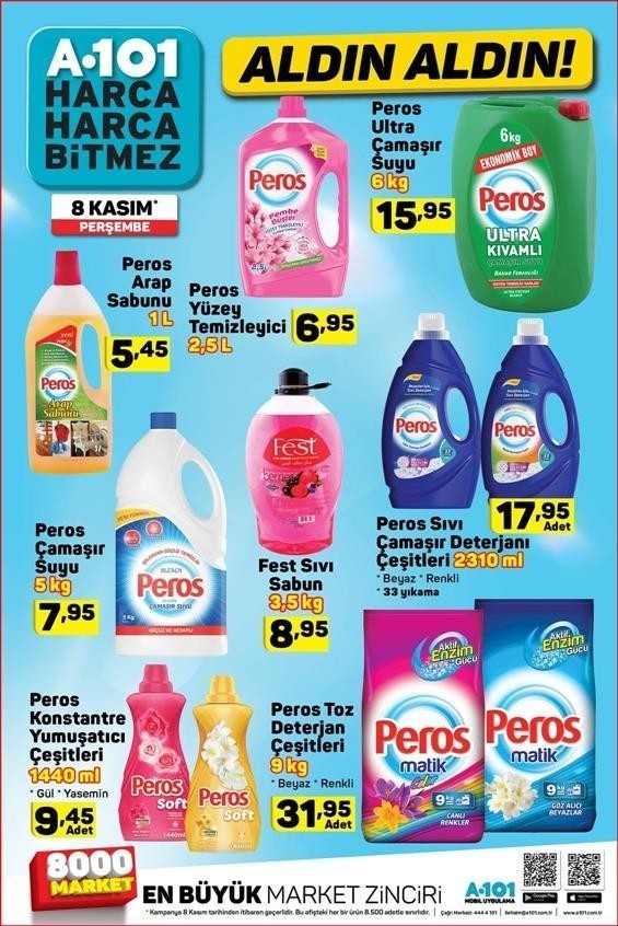 A101 20 Kasım Aktüel İndirim Kataloğu