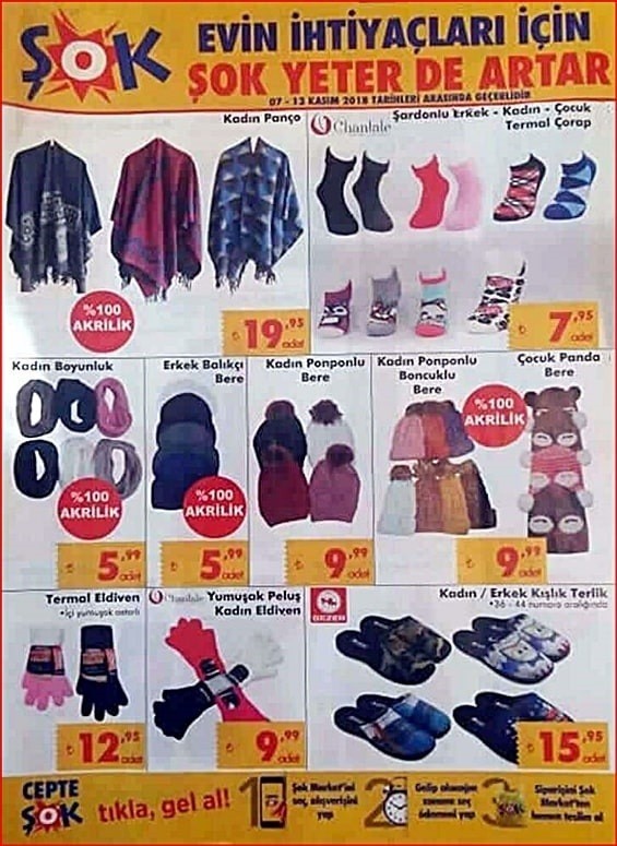 Şok Hafta Sonu Aktüel Ürünler Kataloğu