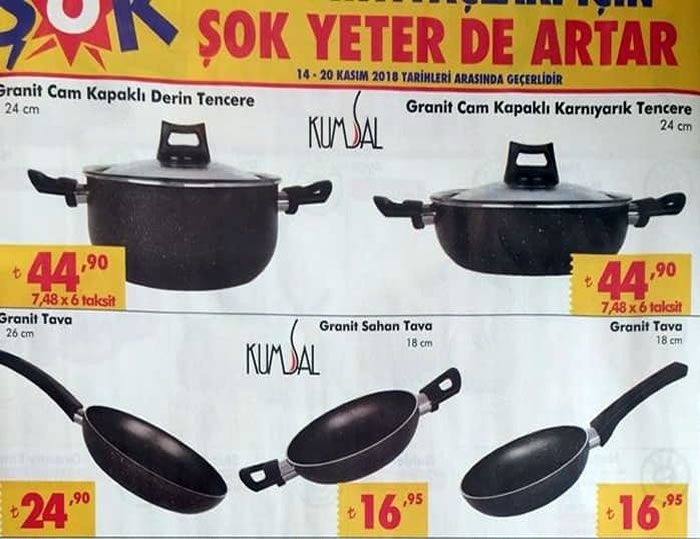 ŞOK 14 Kasım – 21 Kasım 2018 Aktüel Ürünler Kataloğu