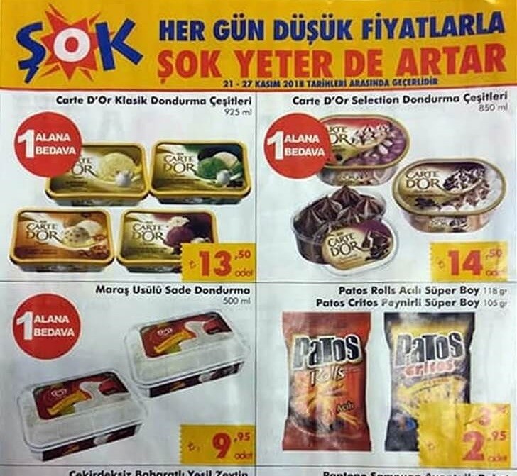 Şok 21-27 Kasım 2018 Aktüel Ürünleri Kataloğu