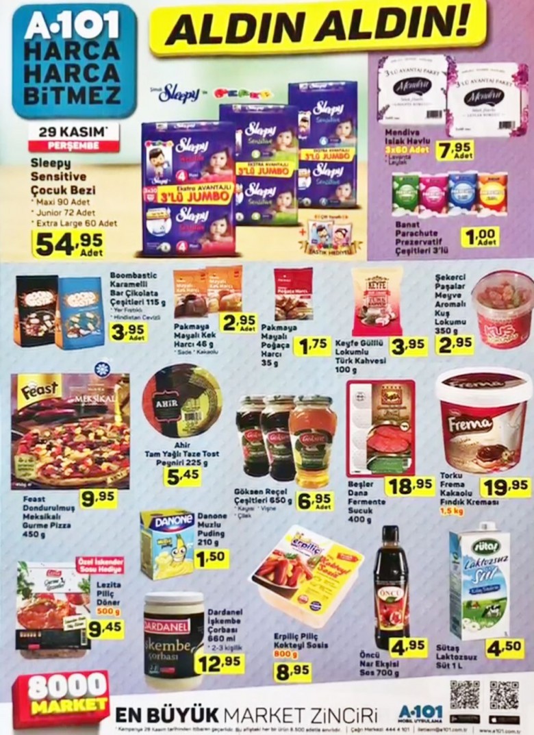 A101 29 Kasım 2018 Aktüel Ürünler Kataloğu
