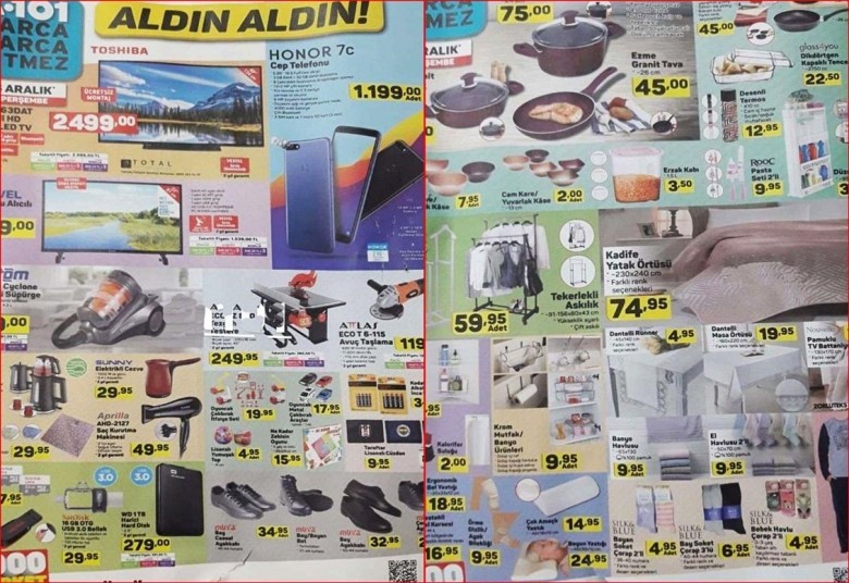 A101 6 Aralık 2018 Aktüel Ürünler Kataloğu