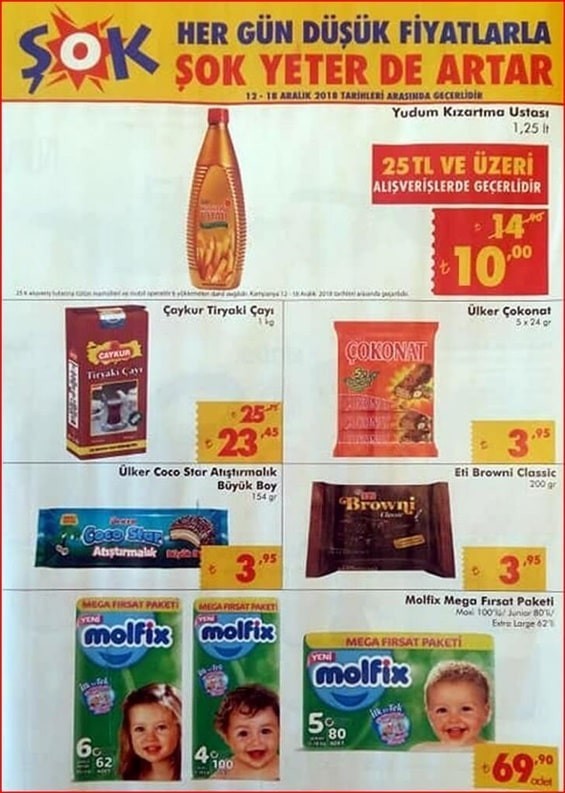 Şok - Hakmar Market 13 -20 Aralık 2018 Akteül İndirimleri Kataloğu