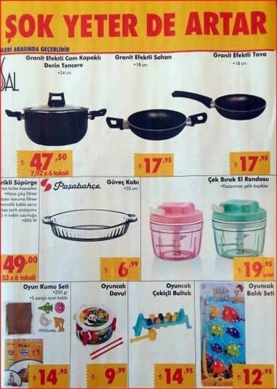 Şok - Hakmar Market 13 -20 Aralık 2018 Akteül İndirimleri Kataloğu