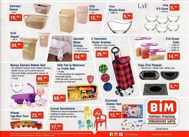  Bim 11-15 Ocak 2019 Aktüel Ürünleri Yayınlandı